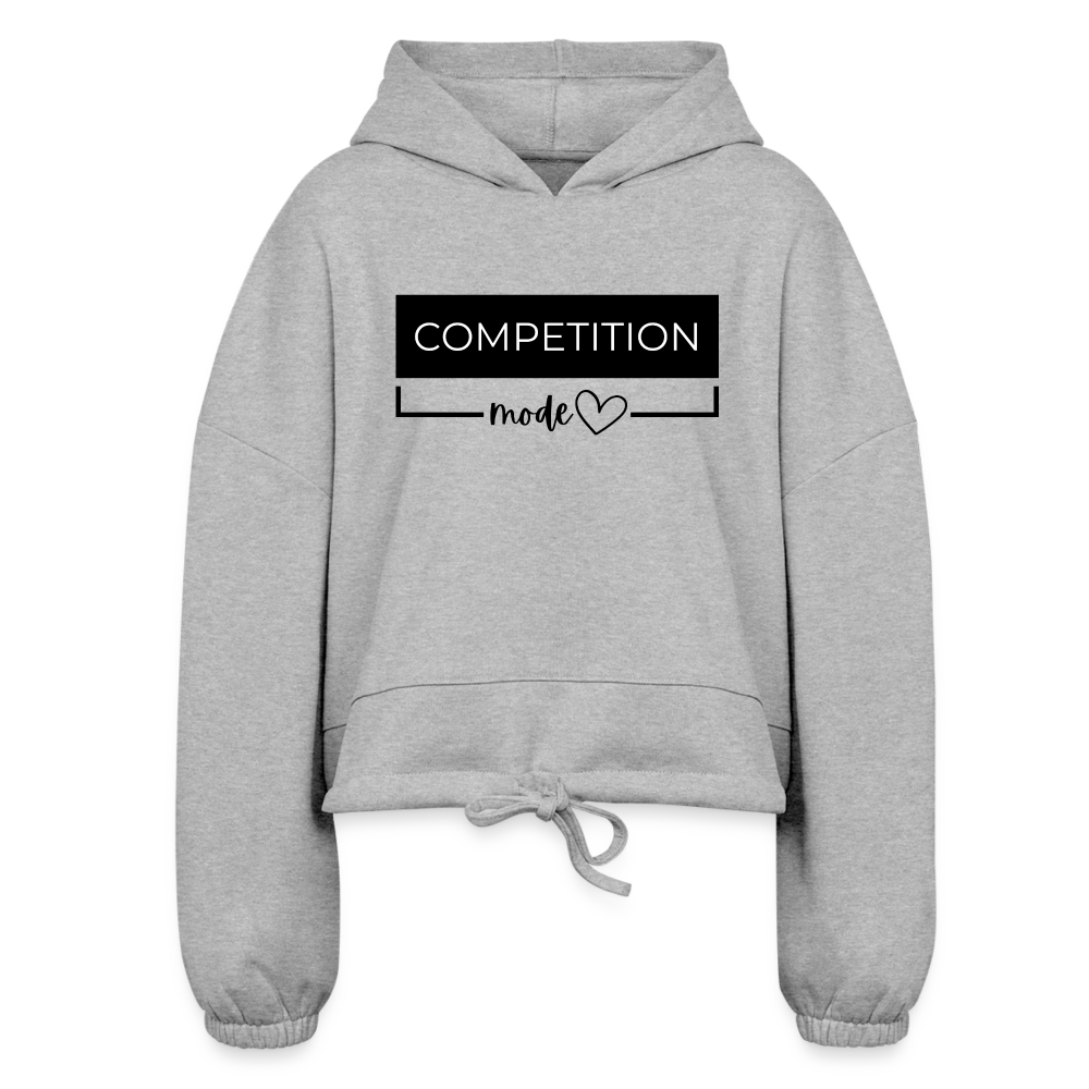 Women’s Cropped Hoodie - heather gray